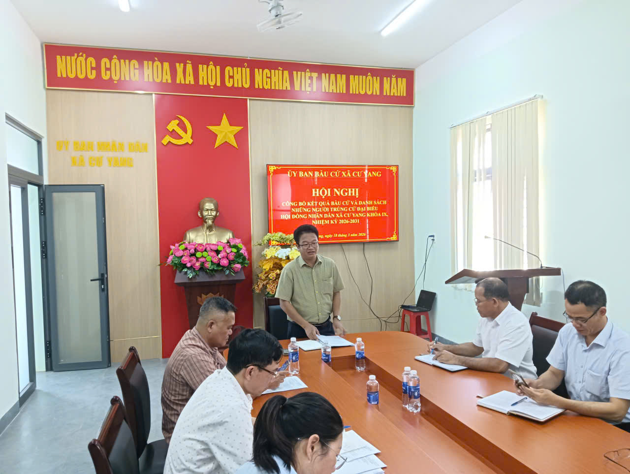 XÃ CƯ YANG CÔNG BỐ KẾT QUẢ BẦU CỬ ĐẠI BIỂU HĐND XÃ NHIỆM KỲ 2026–2031